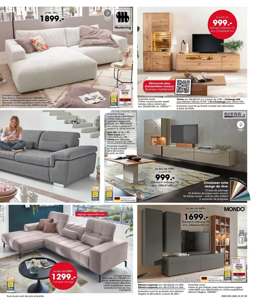 Prospectus promotionnel Möbel Martin valable à partir du 02/12/2025 - Page 9.