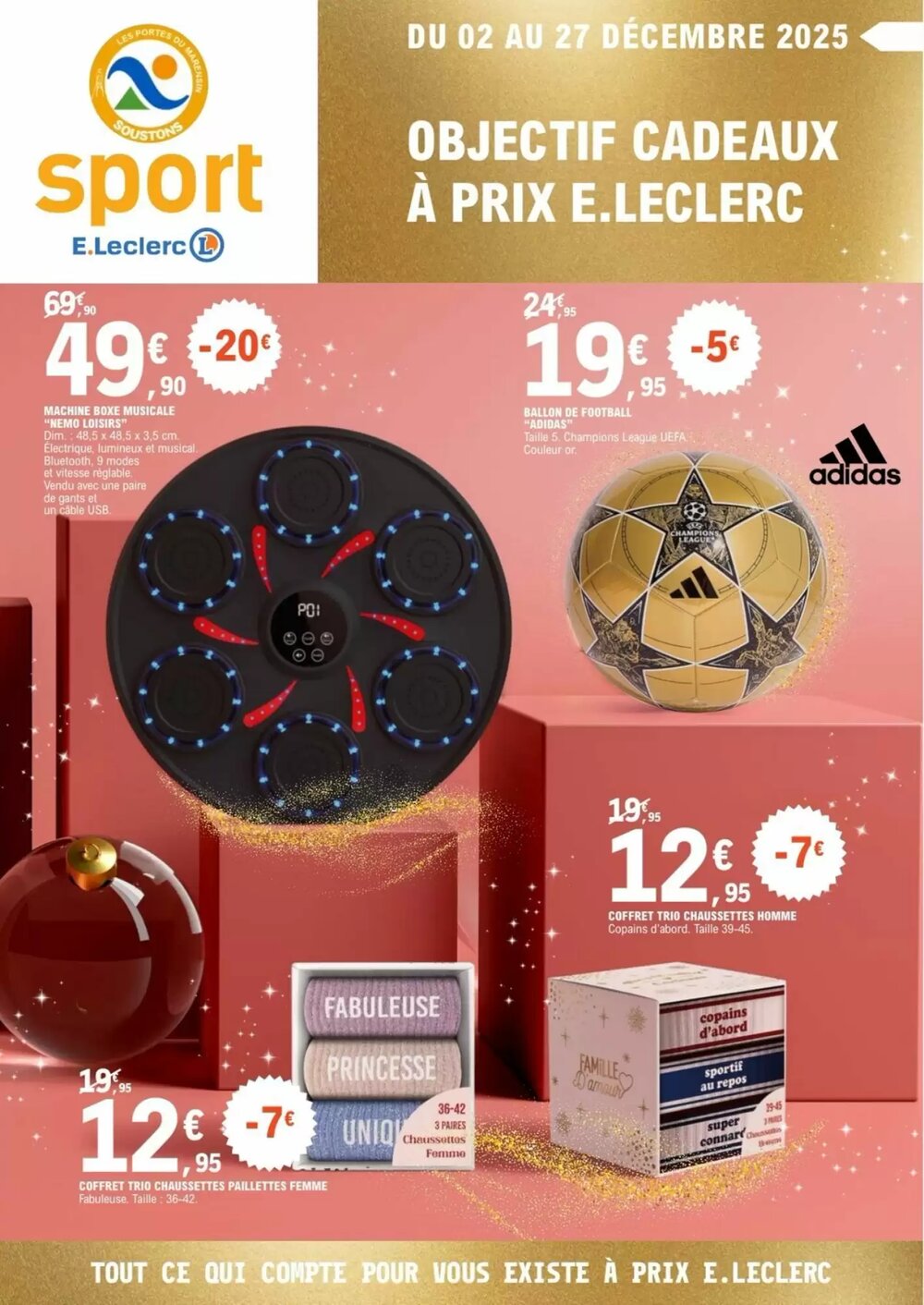 Prospectus promotionnel E.Leclerc valable à partir du 02/12/2025 - Page 1.
