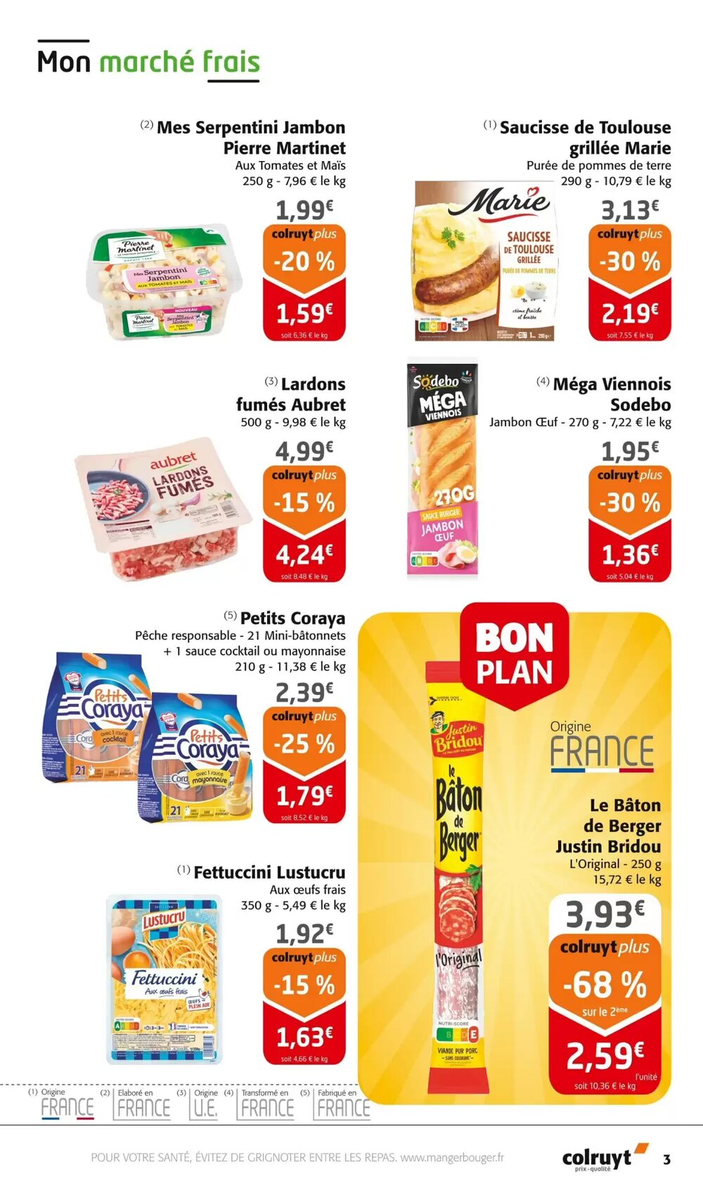 Prospectus promotionnel Colruyt valable à partir du 03/12/2025 - Page 3.