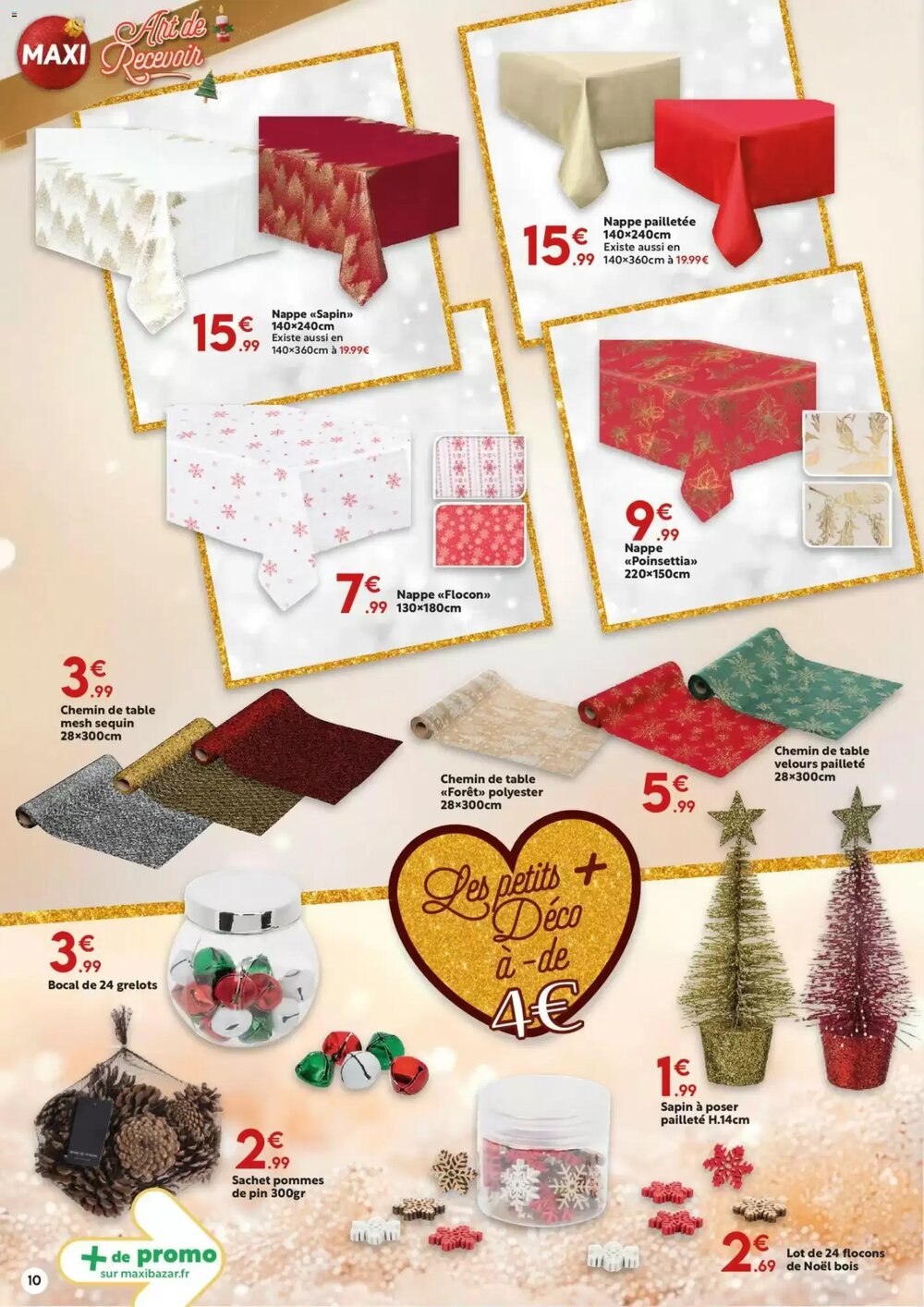 Prospectus promotionnel Maxi Bazar valable à partir du 03/12/2025 - Page 10.