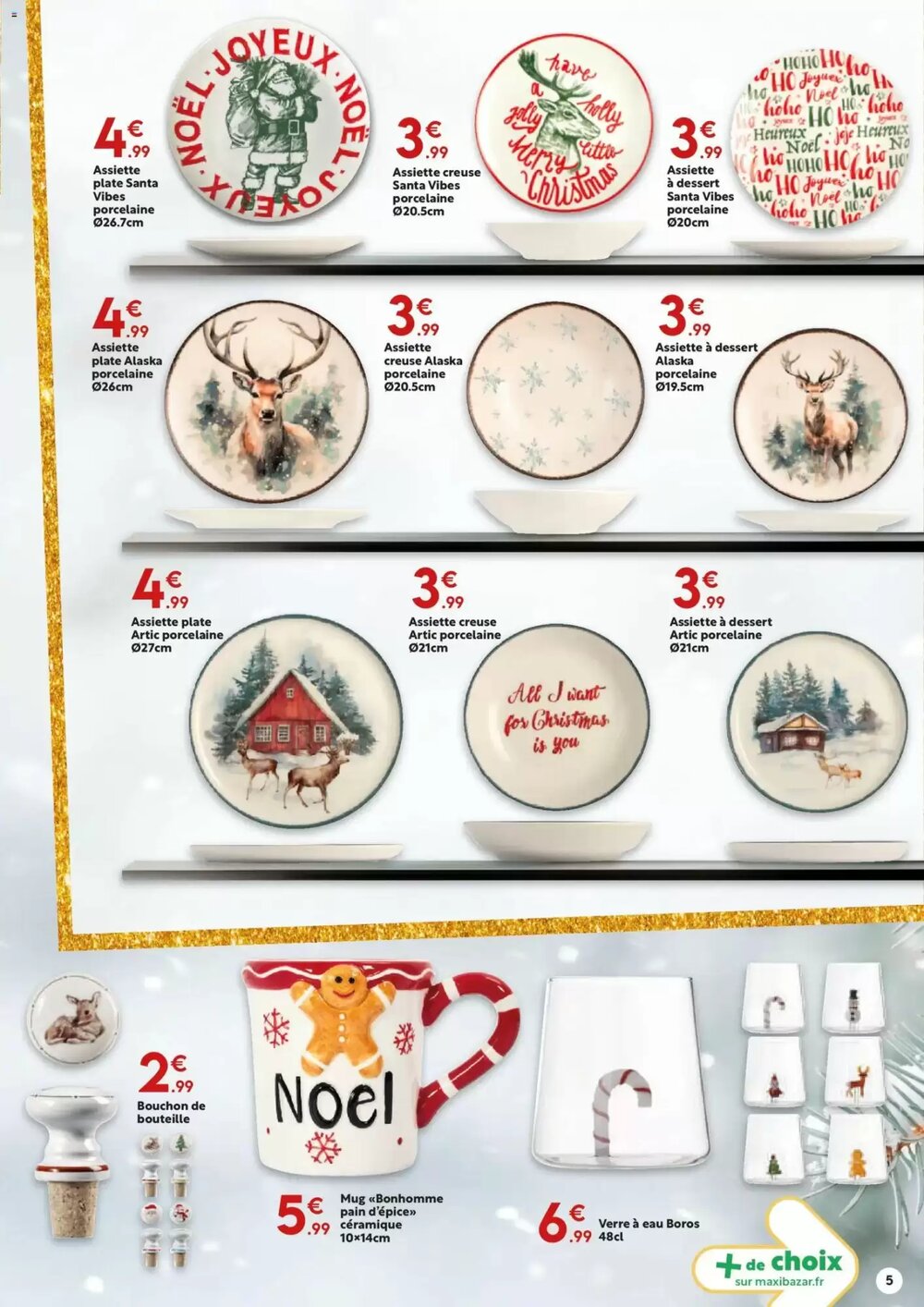 Prospectus promotionnel Maxi Bazar valable à partir du 03/12/2025 - Page 5.