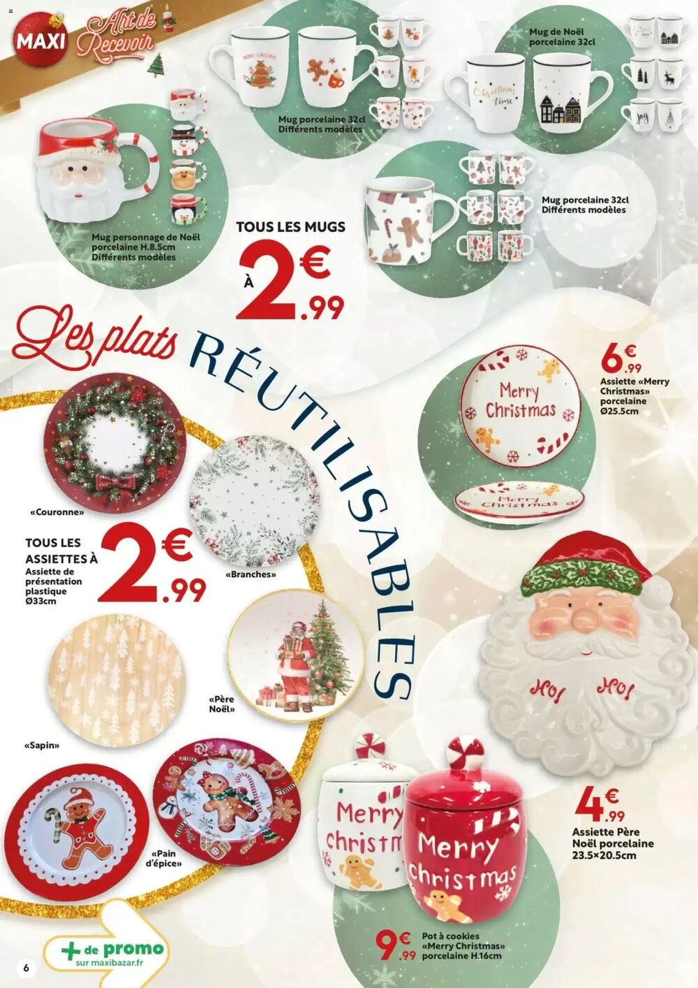 Prospectus promotionnel Maxi Bazar valable à partir du 03/12/2025 - Page 6.