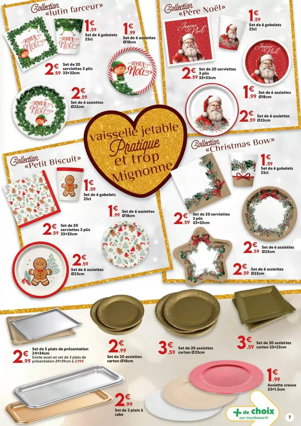 Prospectus promotionnel Maxi Bazar valable à partir du 03/12/2025 - Page 7.
