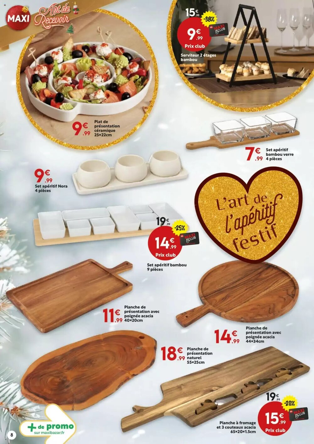 Prospectus promotionnel Maxi Bazar valable à partir du 03/12/2025 - Page 8.