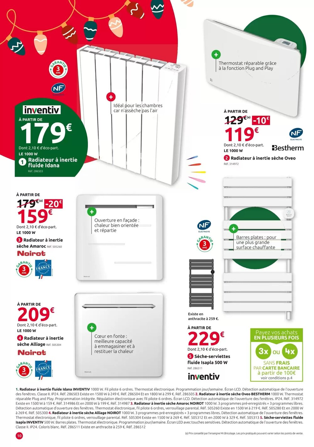 Prospectus promotionnel Mr Bricolage valable à partir du 03/12/2025 - Page 10.