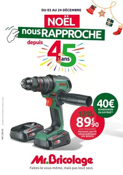 Prospectus promotionnel Mr Bricolage valable à partir du 03/12/2025