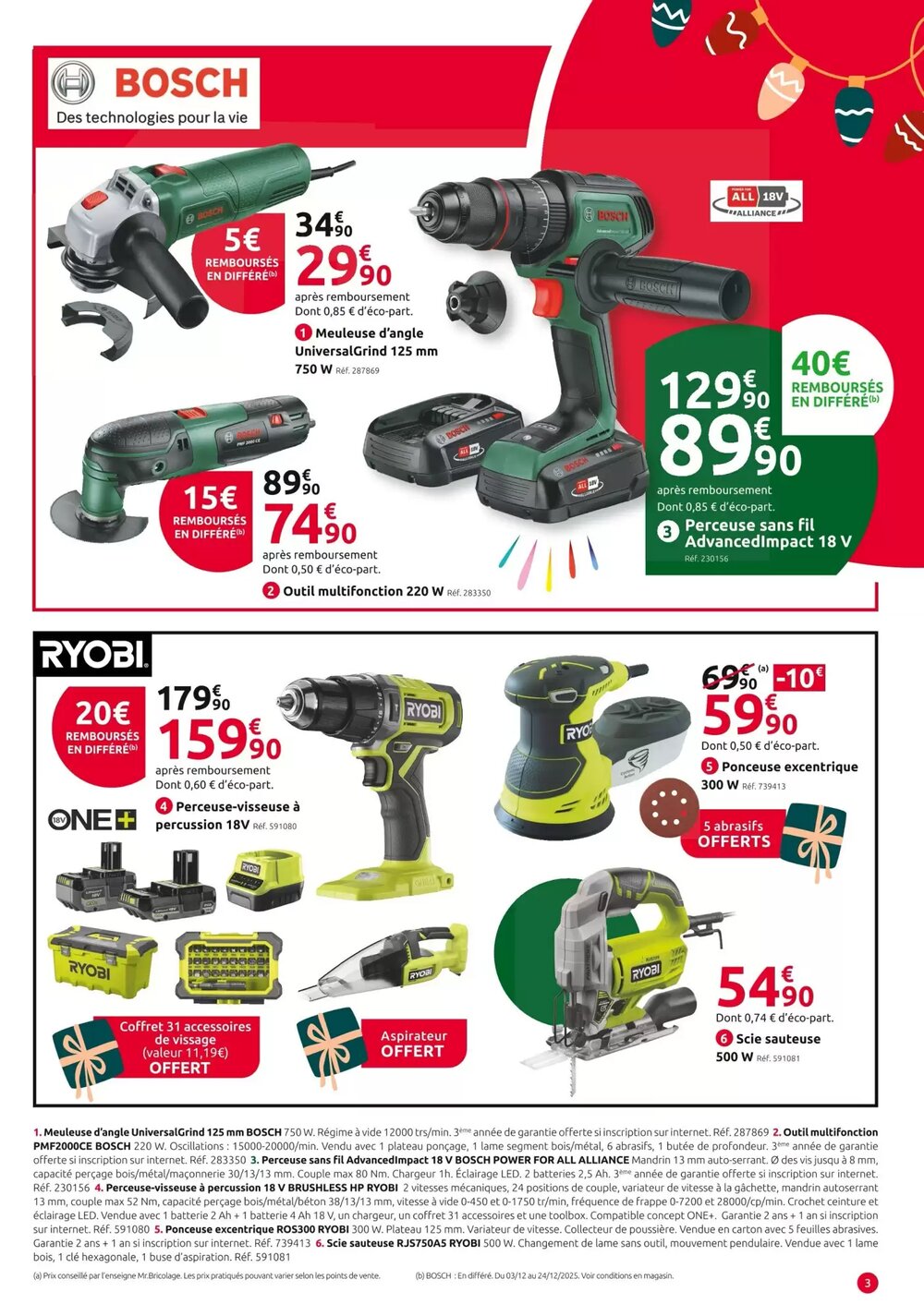 Prospectus promotionnel Mr Bricolage valable à partir du 03/12/2025 - Page 3.