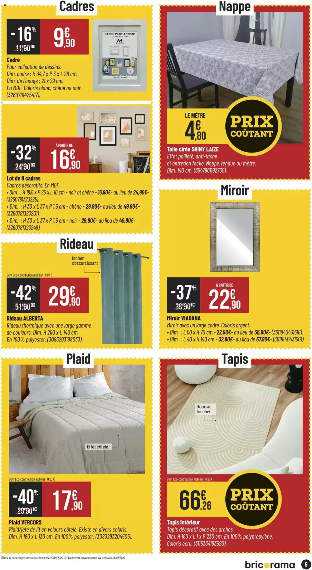 Prospectus promotionnel Bricorama valable à partir du 03/12/2025 - Page 5.