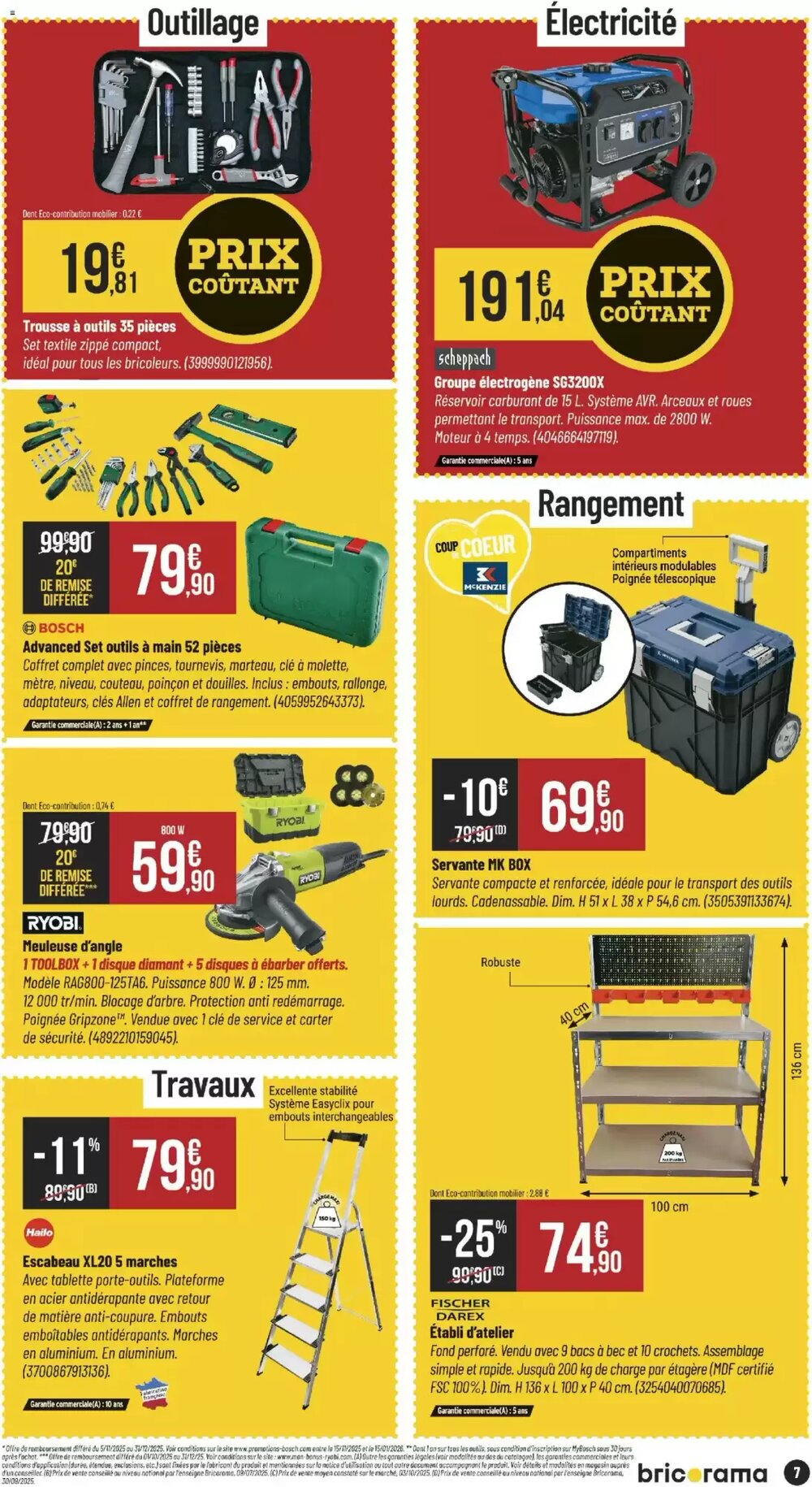 Prospectus promotionnel Bricorama valable à partir du 03/12/2025 - Page 7.