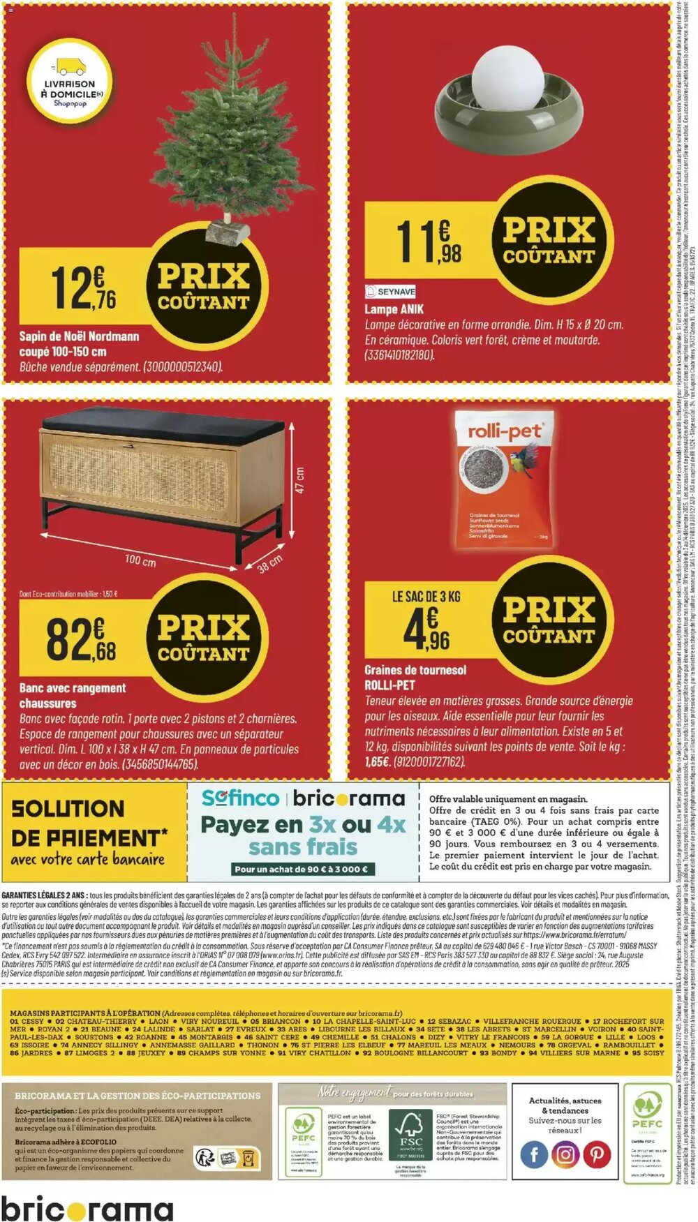 Prospectus promotionnel Bricorama valable à partir du 03/12/2025 - Page 8.