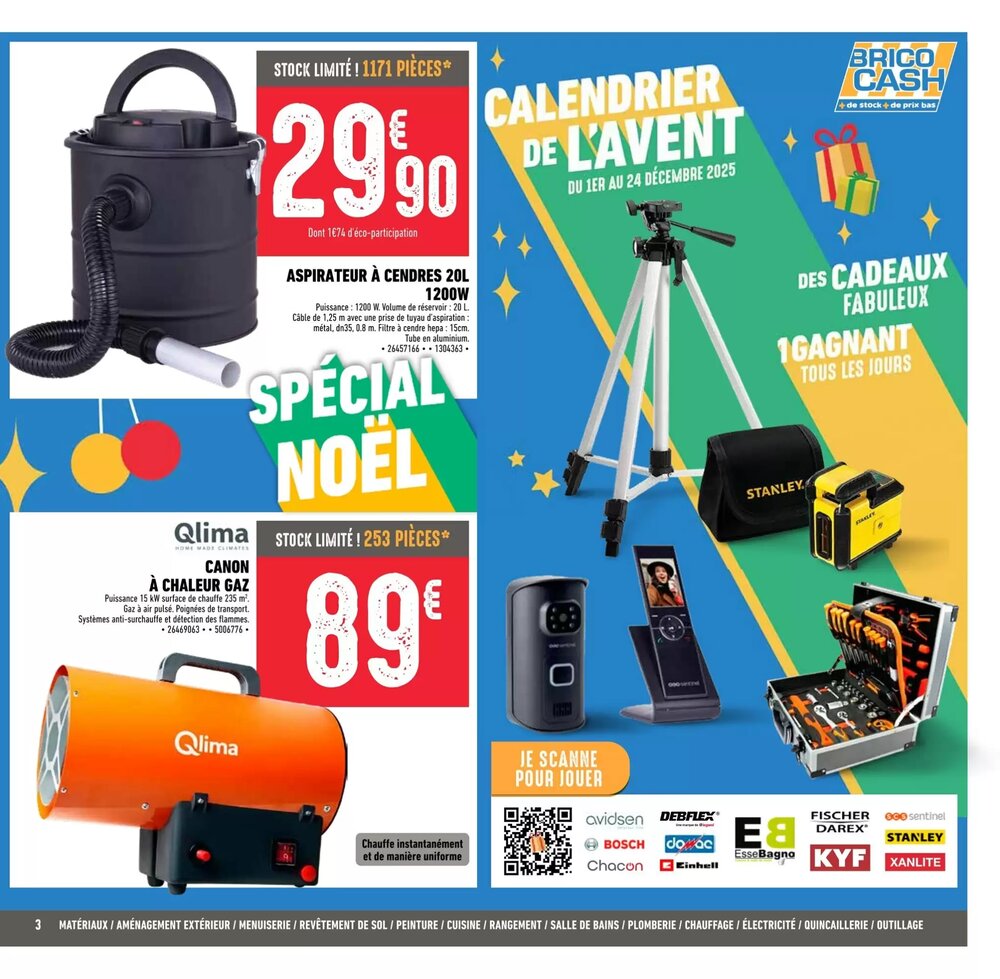 Prospectus promotionnel Brico Cash valable à partir du 05/12/2025 - Page 3.