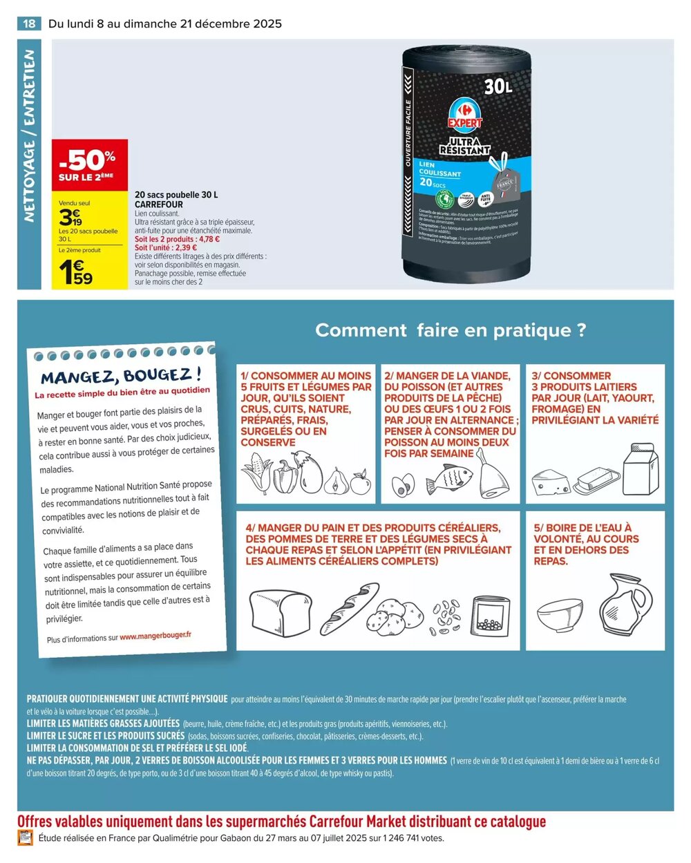 Prospectus promotionnel Carrefour Market valable à partir du 08/12/2025 - Page 20.