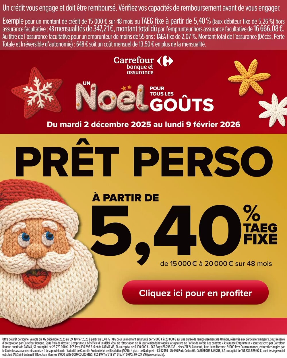 Prospectus promotionnel Carrefour Market valable à partir du 08/12/2025 - Page 22.