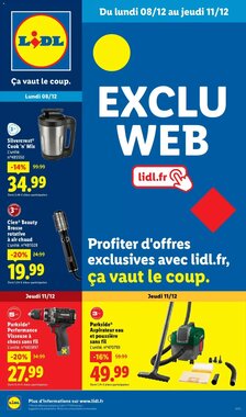 Prospectus promotionnel Lidl valable à partir du 08/12/2025
