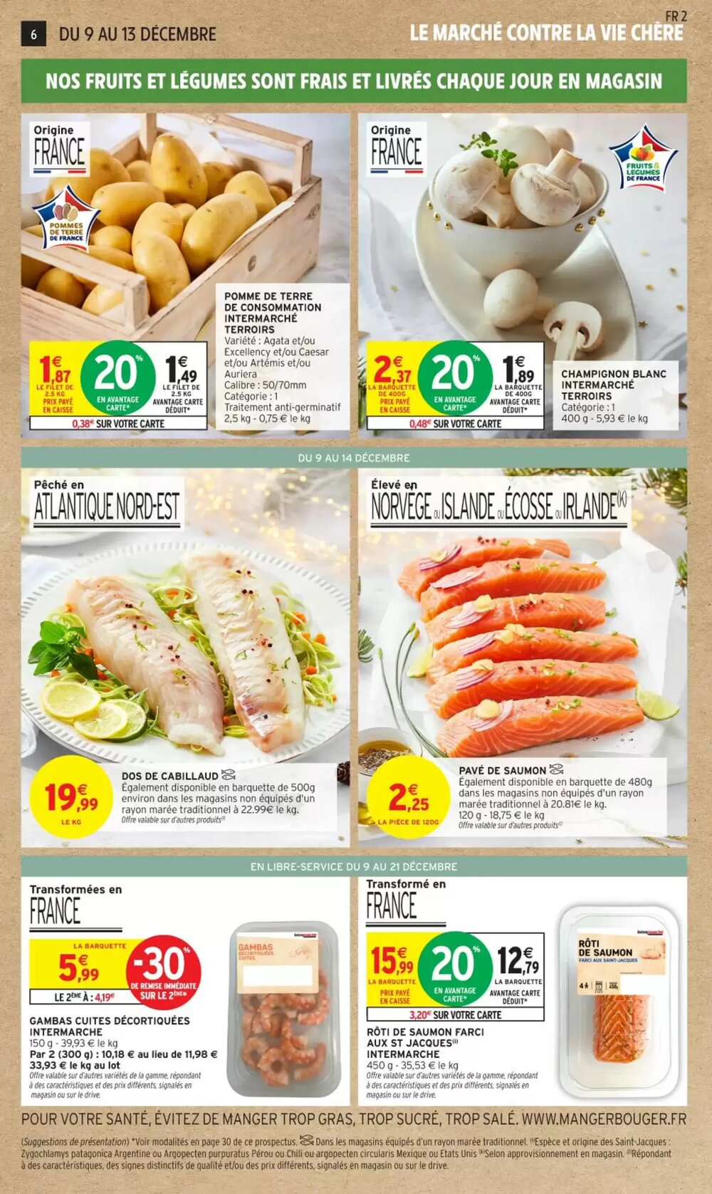 Prospectus promotionnel Intermarché valable à partir du 09/12/2025 - Page 6.