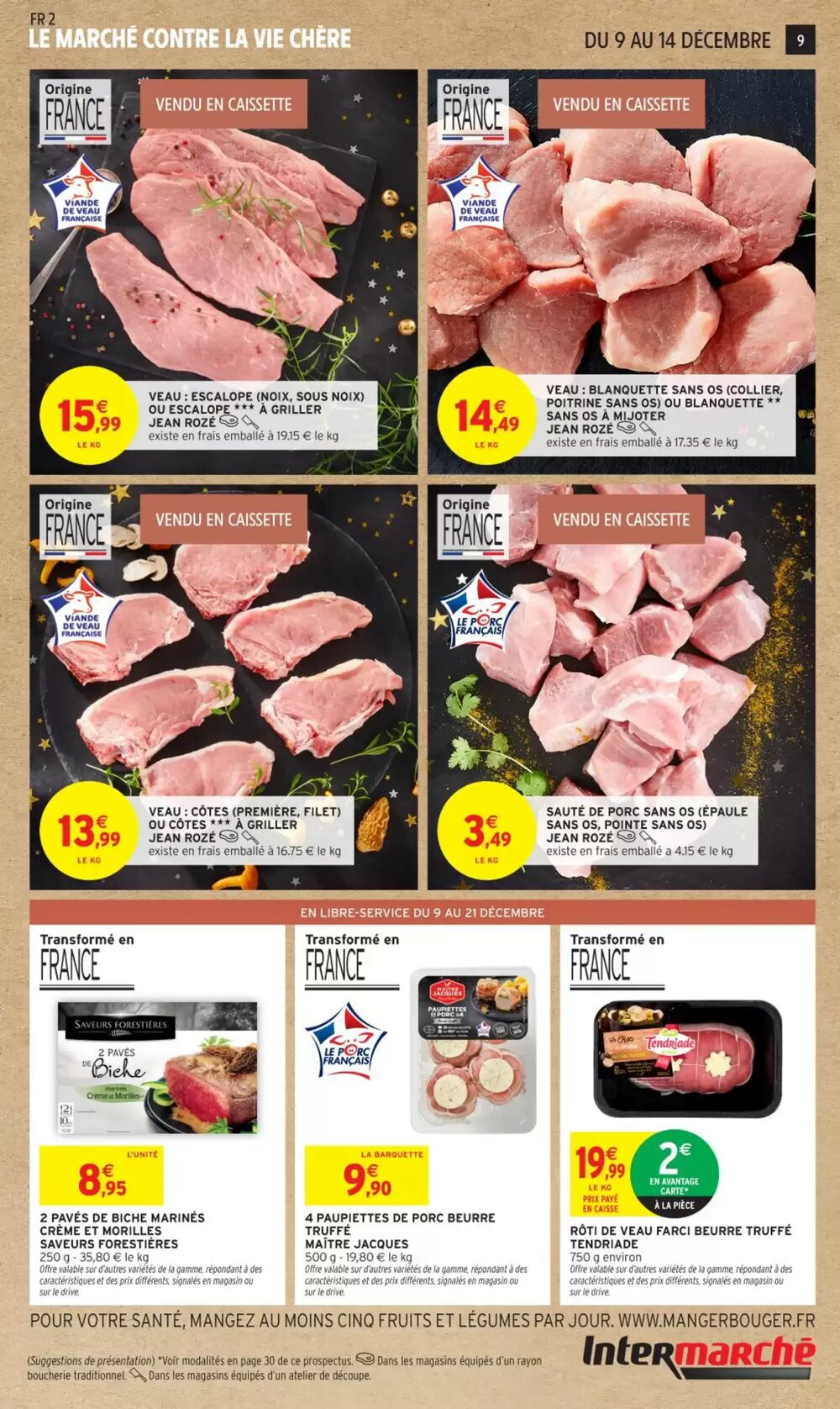 Prospectus promotionnel Intermarché valable à partir du 09/12/2025 - Page 9.