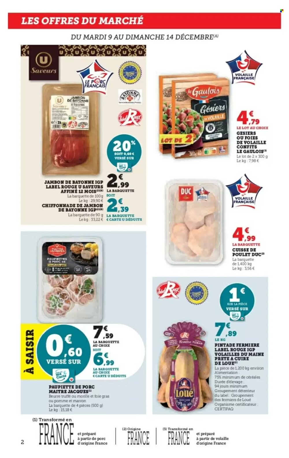 Prospectus promotionnel U Express valable à partir du 09/12/2025 - Page 2.