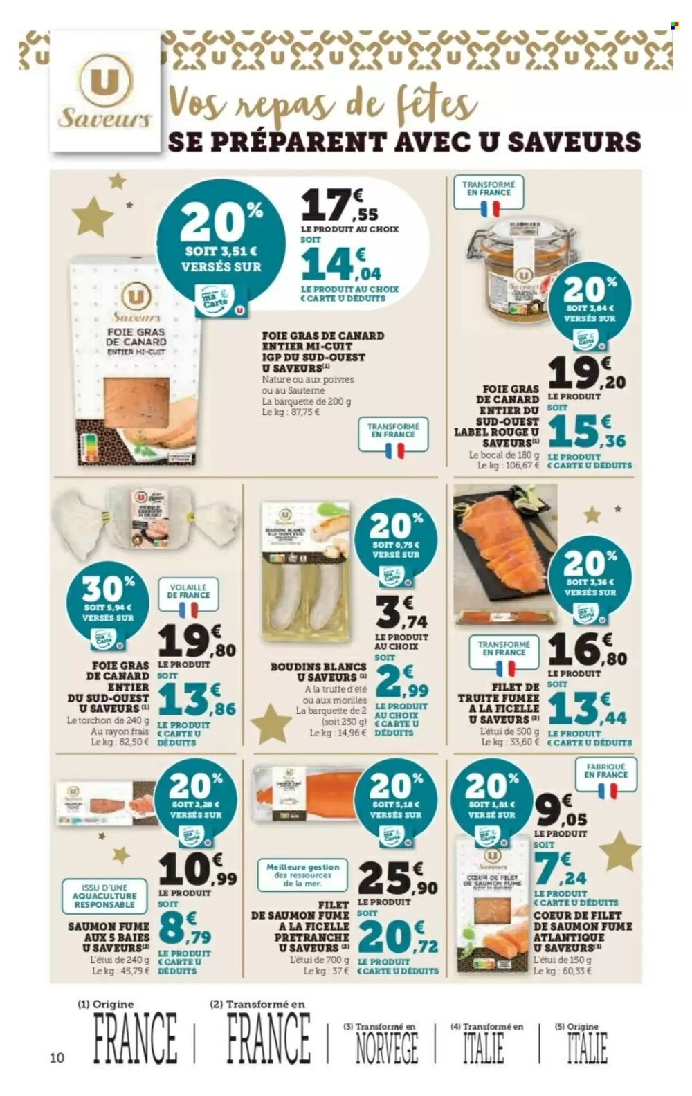 Prospectus promotionnel Super U valable à partir du 09/12/2025 - Page 10.