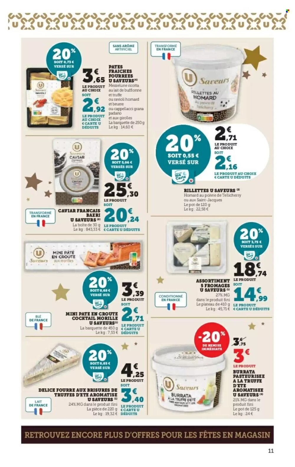 Prospectus promotionnel Super U valable à partir du 09/12/2025 - Page 11.