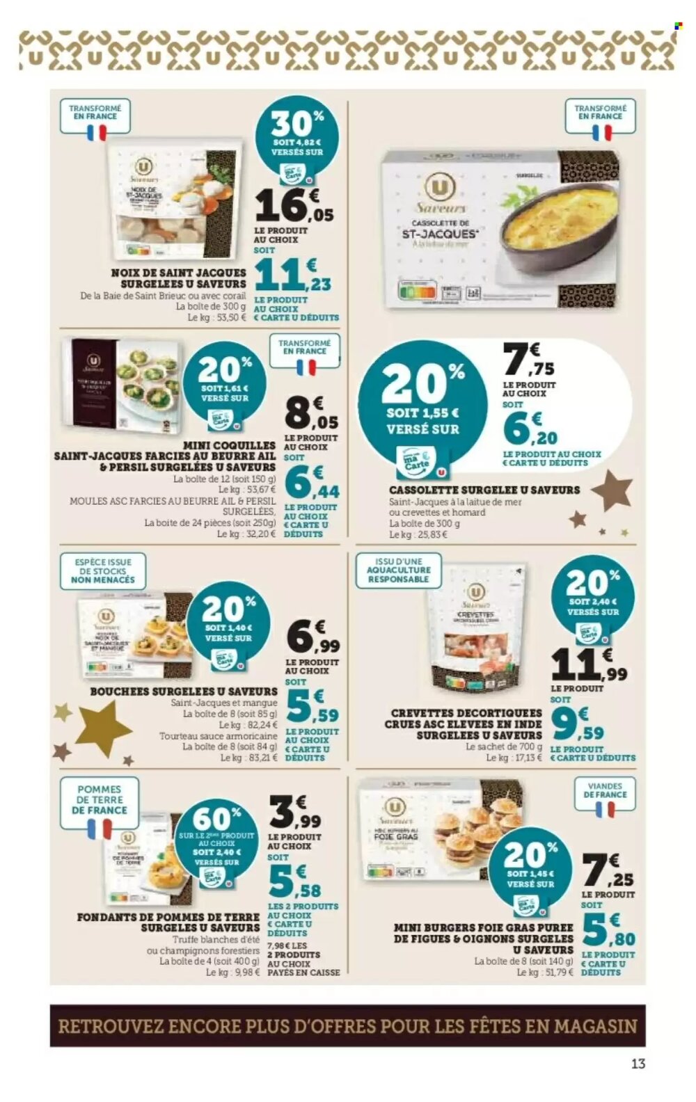 Prospectus promotionnel Super U valable à partir du 09/12/2025 - Page 13.