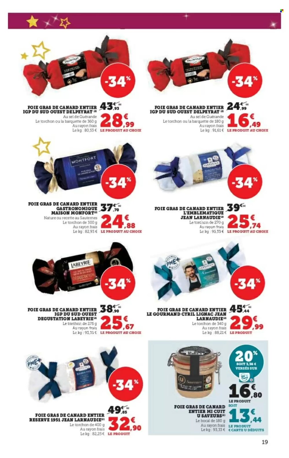 Prospectus promotionnel Super U valable à partir du 09/12/2025 - Page 19.