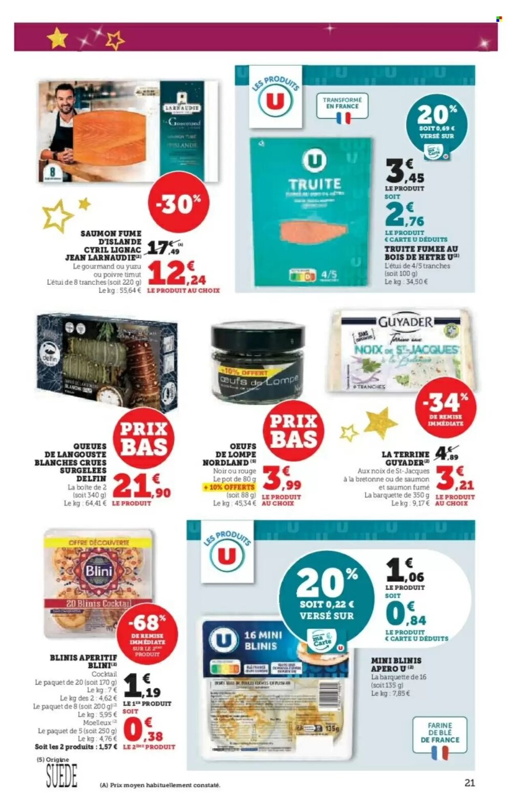 Prospectus promotionnel Super U valable à partir du 09/12/2025 - Page 21.