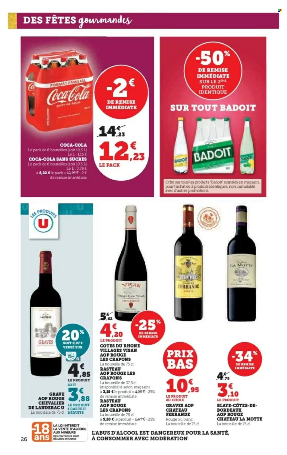 Prospectus promotionnel Super U valable à partir du 09/12/2025 - Page 26.