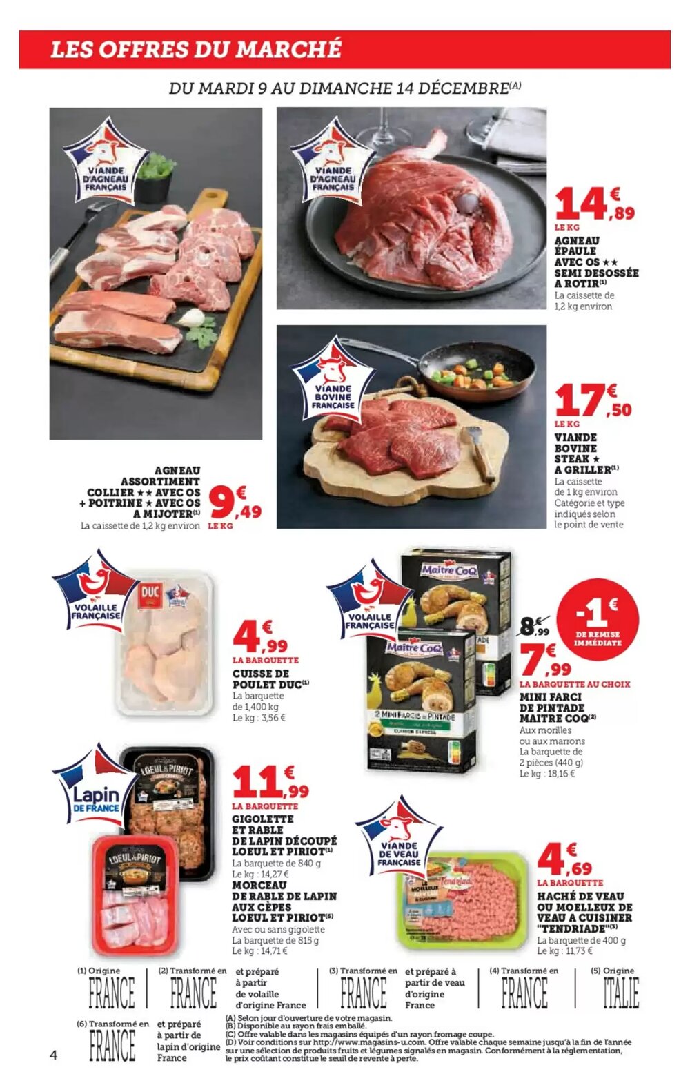 Prospectus promotionnel U Express valable à partir du 09/12/2025 - Page 4.