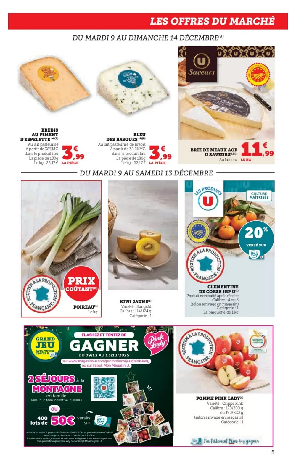 Prospectus promotionnel U Express valable à partir du 09/12/2025 - Page 5.