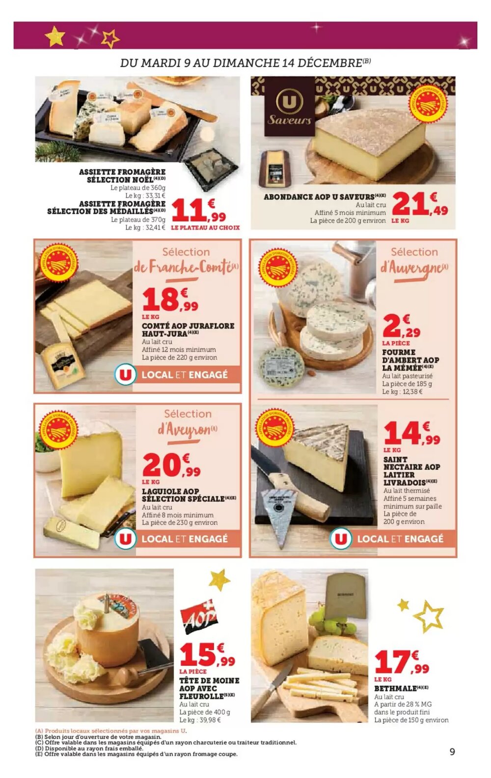 Prospectus promotionnel U Express valable à partir du 09/12/2025 - Page 9.