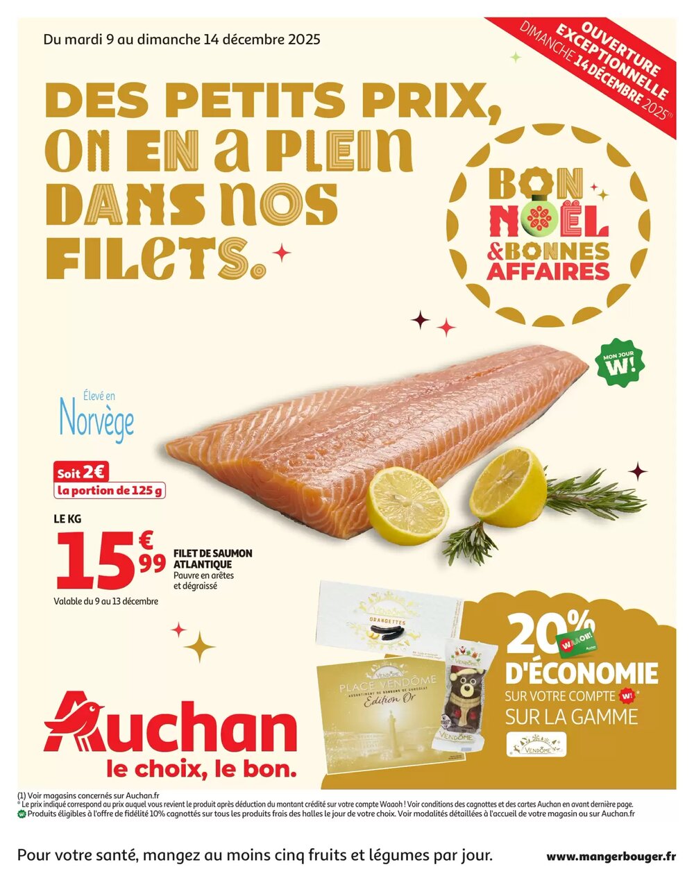 Prospectus promotionnel Auchan valable à partir du 09/12/2025 - Page 1.