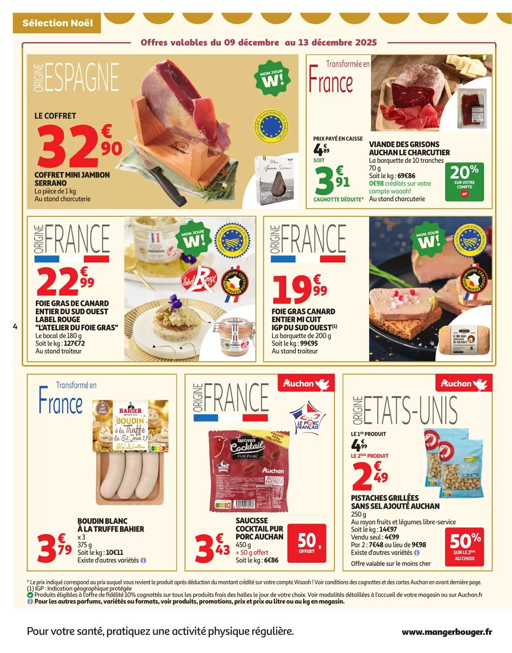 Prospectus promotionnel Auchan valable à partir du 09/12/2025 - Page 4.