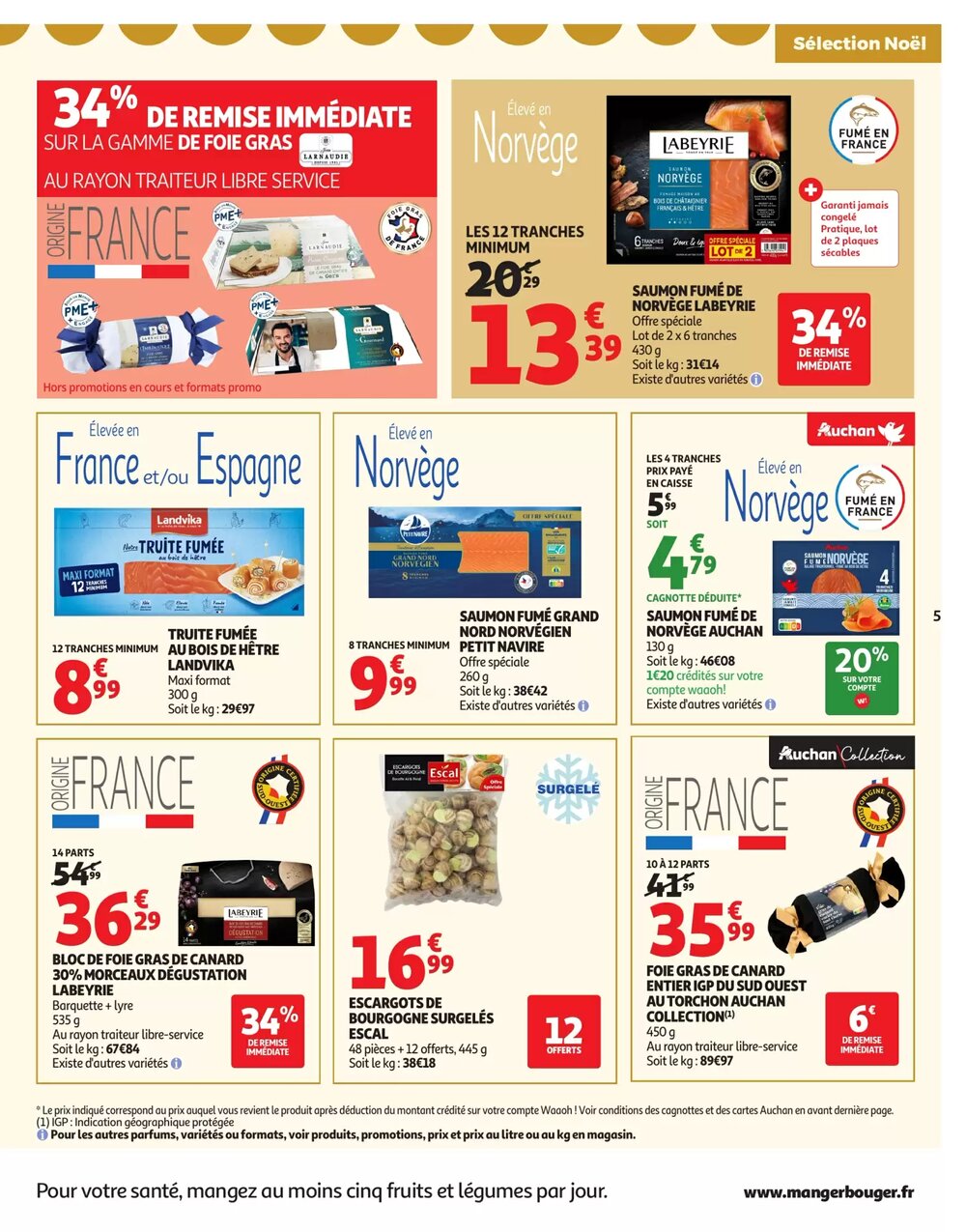 Prospectus promotionnel Auchan valable à partir du 09/12/2025 - Page 5.