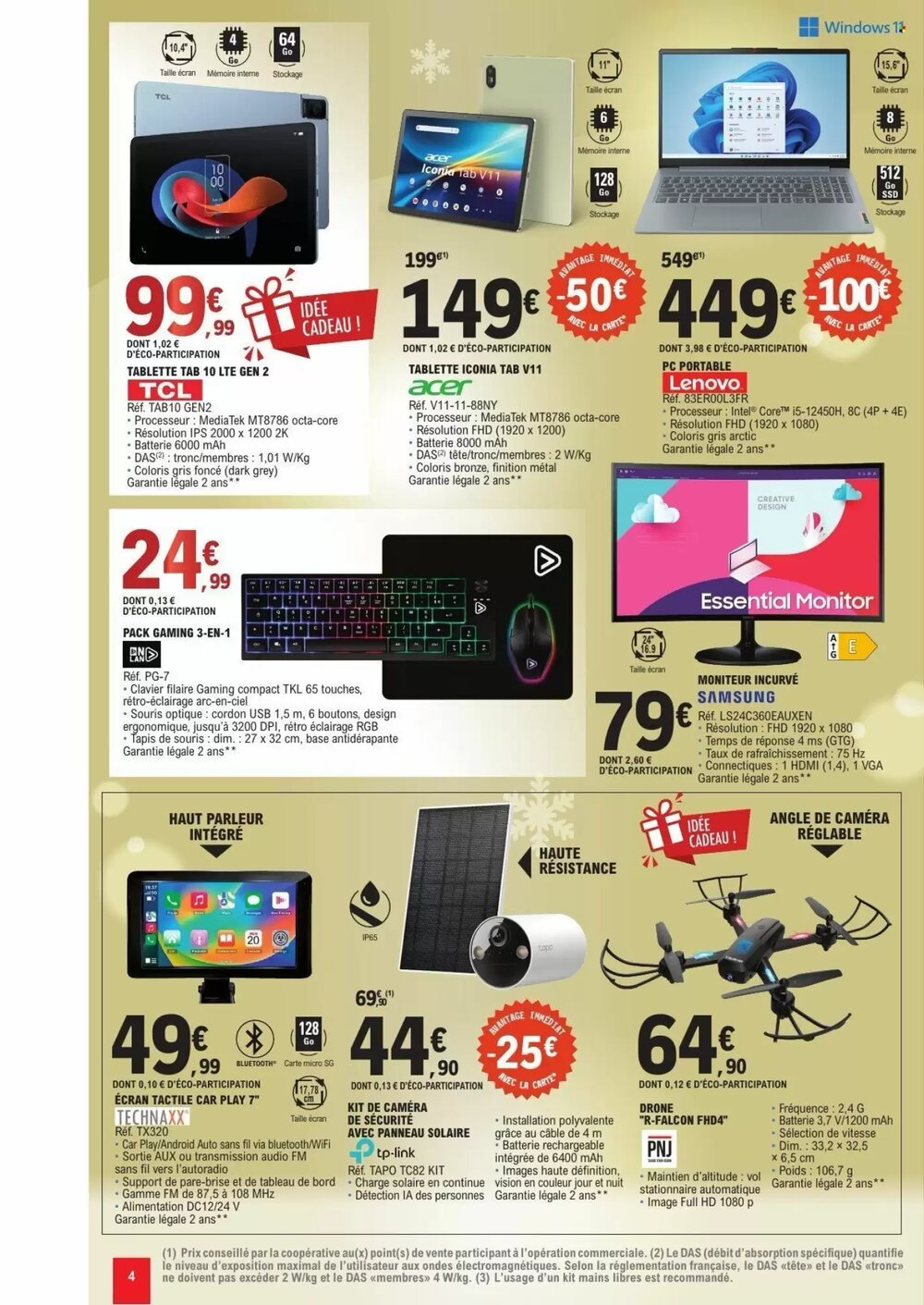Prospectus promotionnel E.Leclerc valable à partir du 09/12/2025 - Page 4.