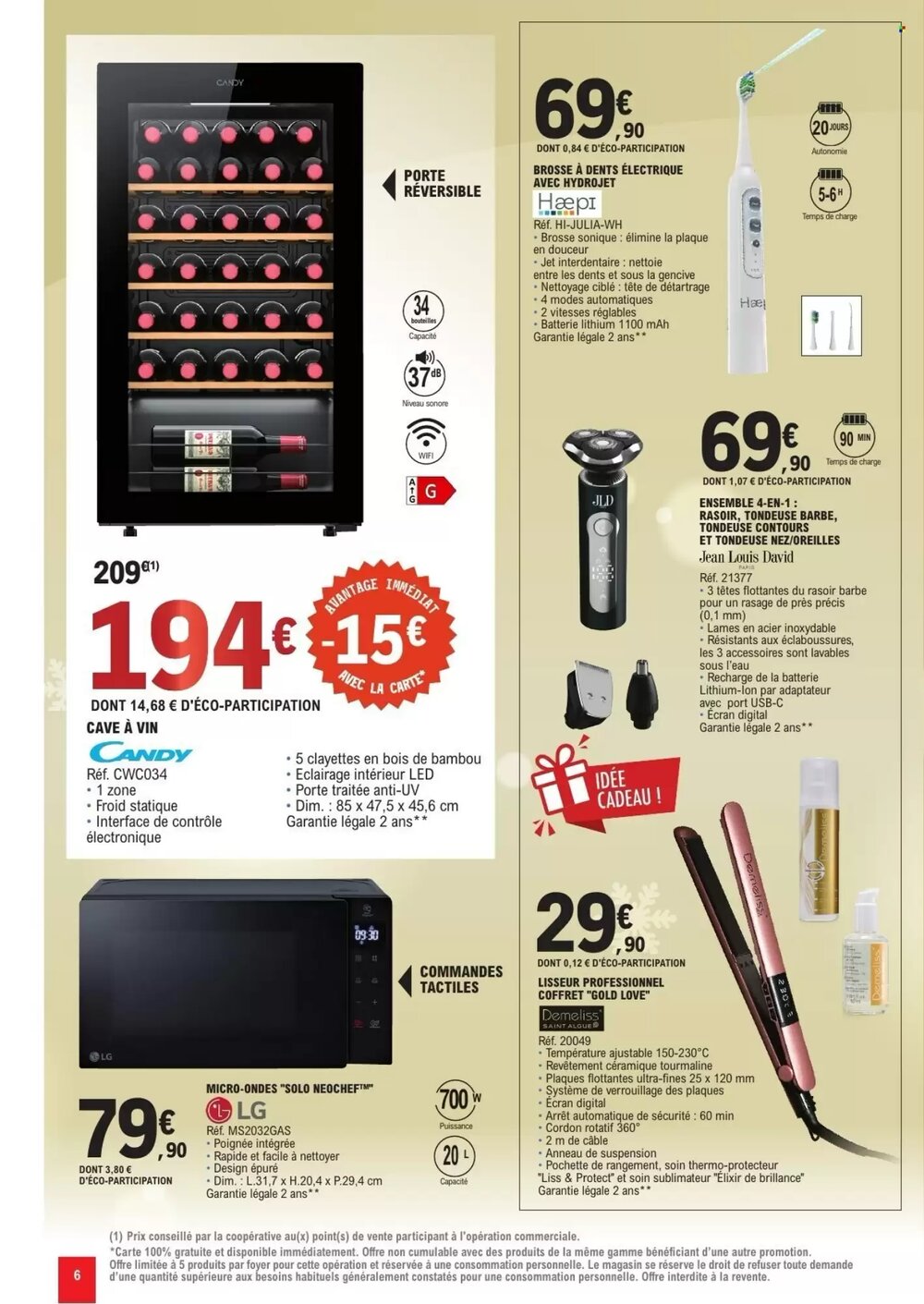 Prospectus promotionnel E.Leclerc valable à partir du 09/12/2025 - Page 6.