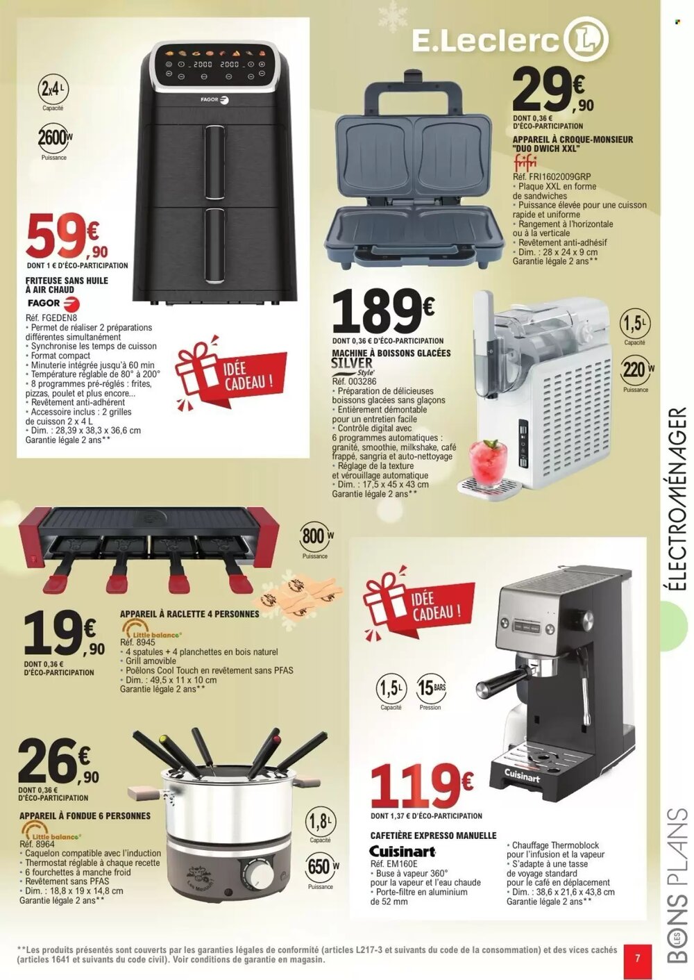Prospectus promotionnel E.Leclerc valable à partir du 09/12/2025 - Page 7.