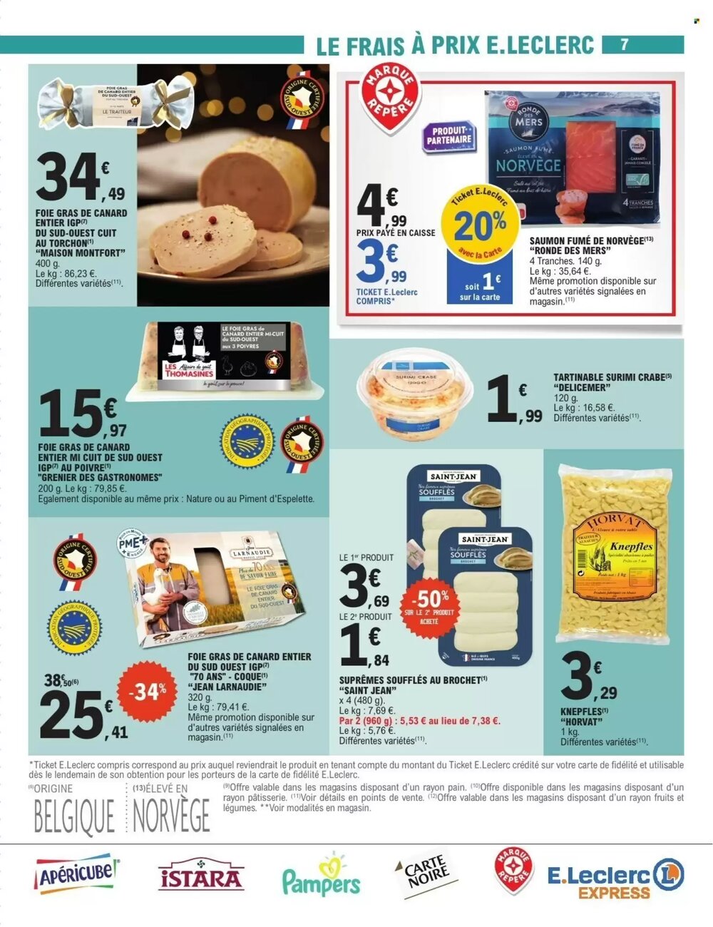 Prospectus promotionnel E.Leclerc Express valable à partir du 09/12/2025 - Page 7.