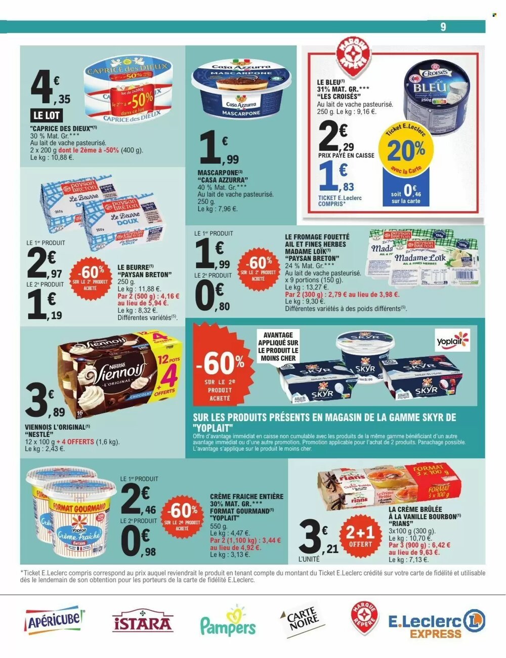 Prospectus promotionnel E.Leclerc Express valable à partir du 09/12/2025 - Page 9.