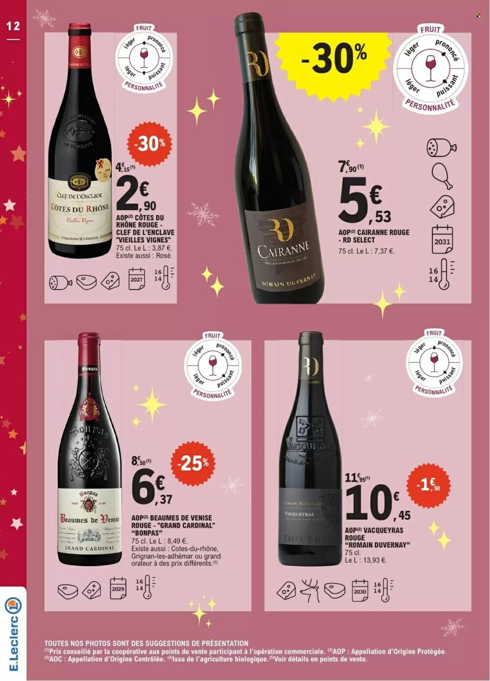 Prospectus promotionnel E.Leclerc valable à partir du 09/12/2025 - Page 12.