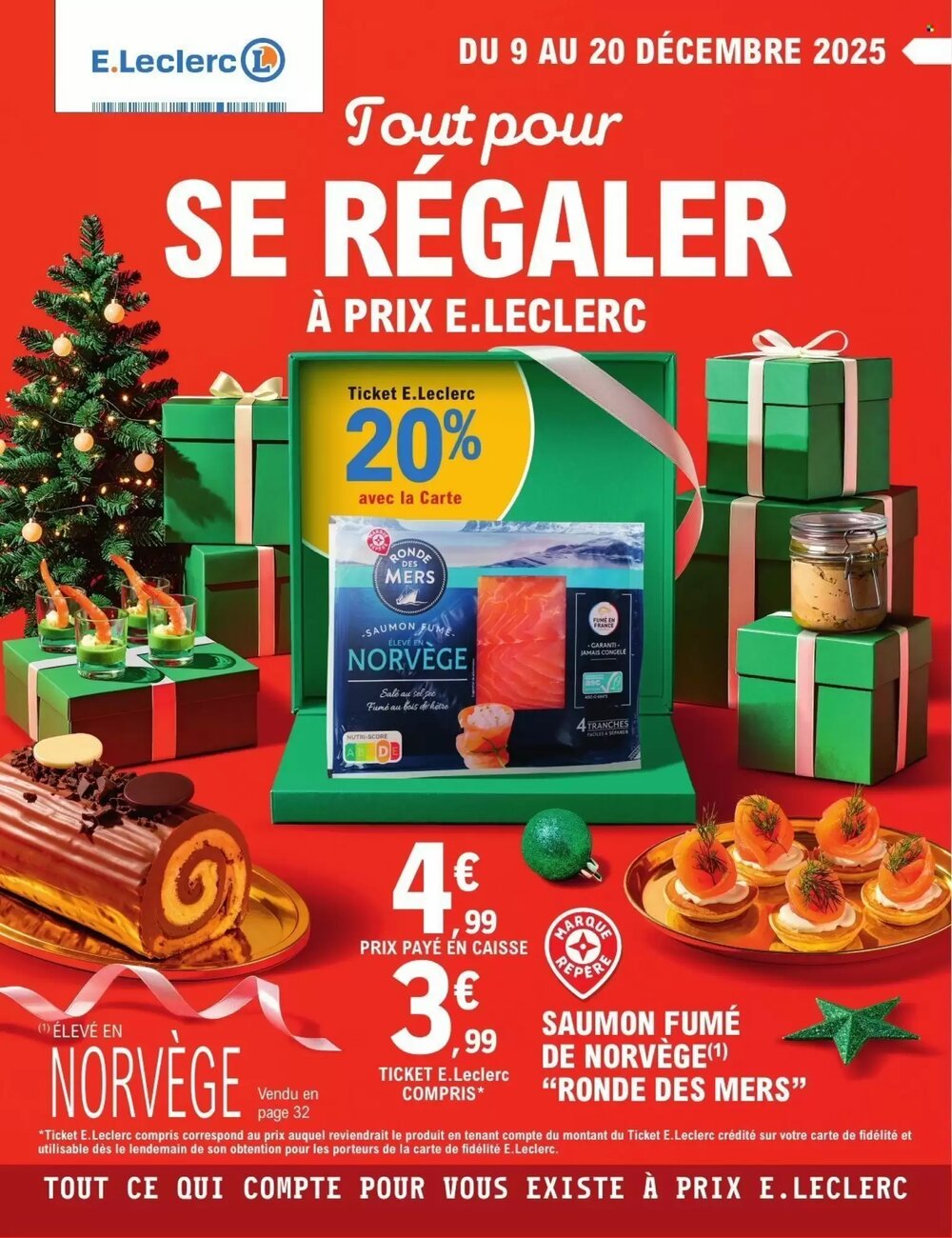 Prospectus promotionnel E.Leclerc valable à partir du 09/12/2025 - Page 1.