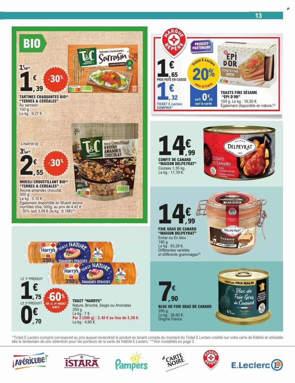 Prospectus promotionnel E.Leclerc valable à partir du 09/12/2025 - Page 13.