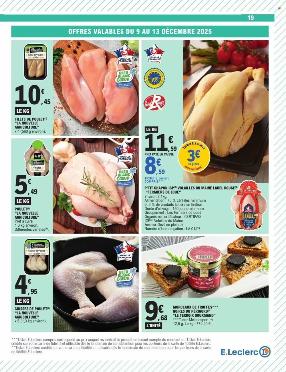 Prospectus promotionnel E.Leclerc valable à partir du 09/12/2025 - Page 19.