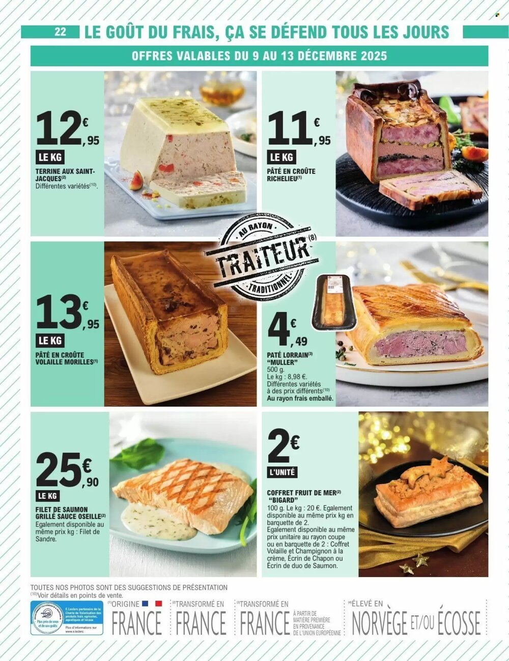 Prospectus promotionnel E.Leclerc valable à partir du 09/12/2025 - Page 22.