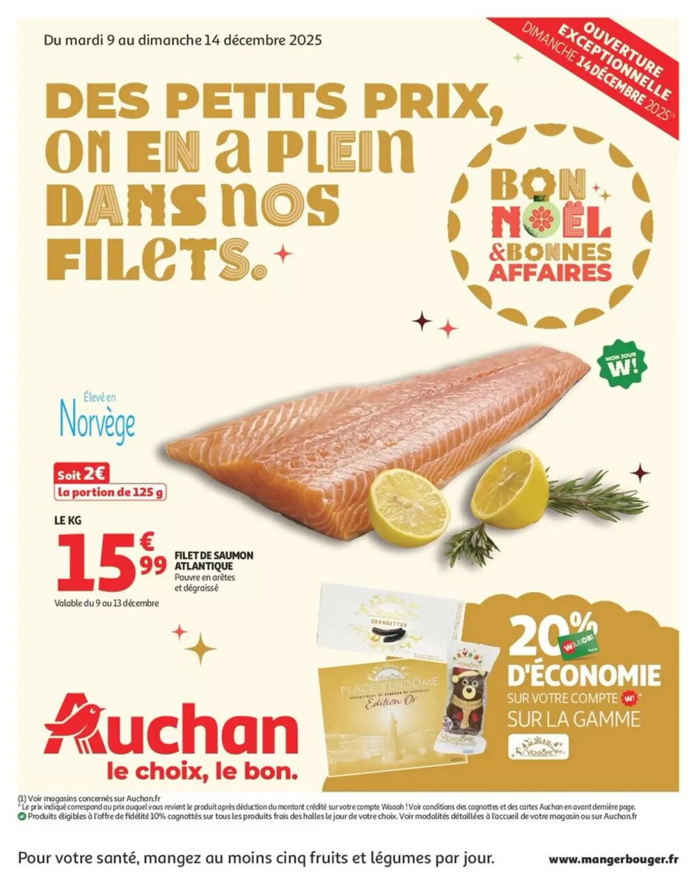 Prospectus promotionnel Auchan valable à partir du 09/12/2025 - Page 1.