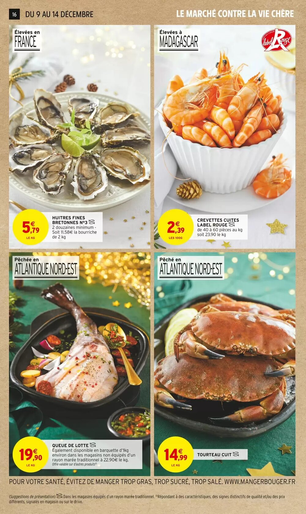 Prospectus promotionnel Intermarché valable à partir du 09/12/2025 - Page 16.