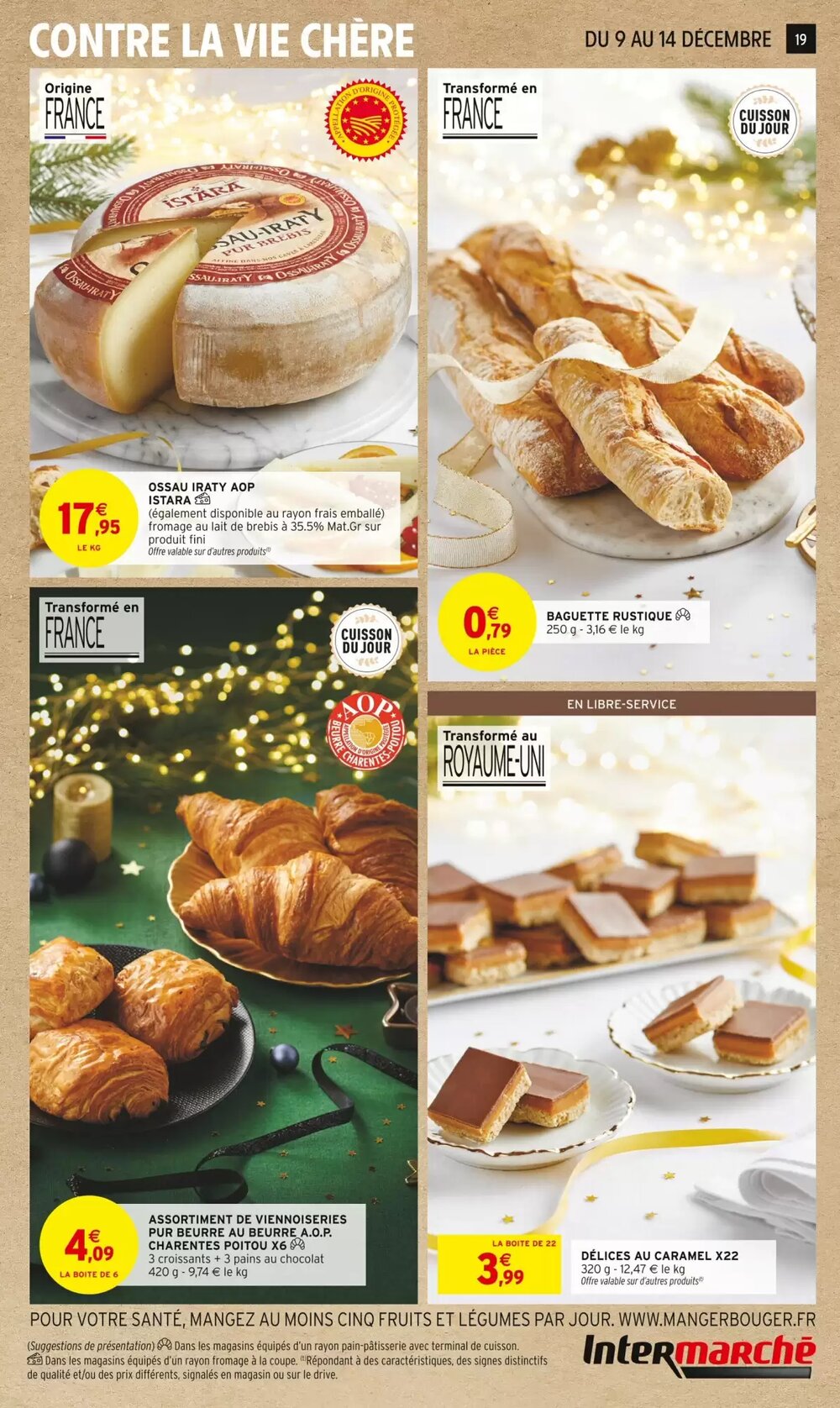 Prospectus promotionnel Intermarché valable à partir du 09/12/2025 - Page 19.