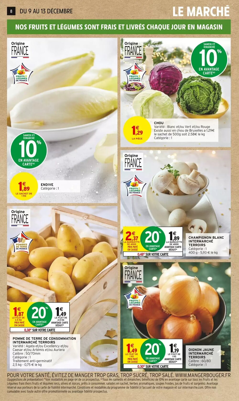 Prospectus promotionnel Intermarché valable à partir du 09/12/2025 - Page 8.