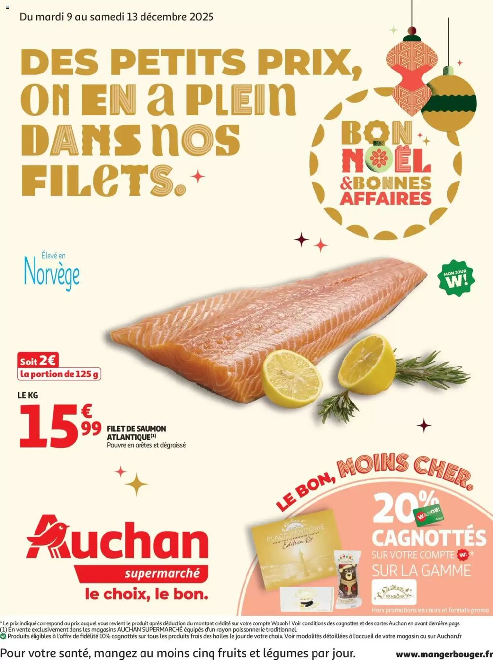 Prospectus promotionnel Auchan valable à partir du 09/12/2025 - Page 1.