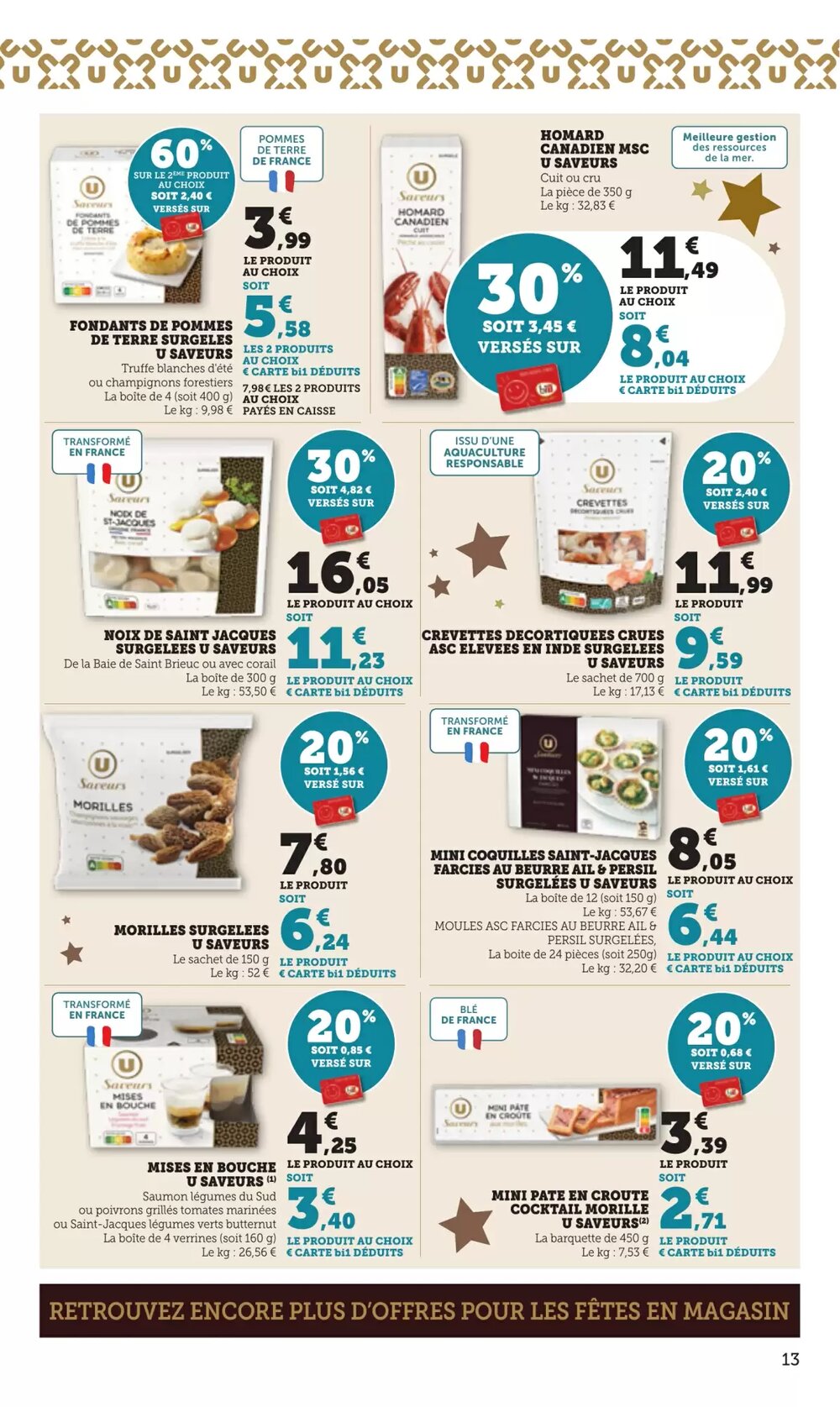 Prospectus promotionnel Bi1 valable à partir du 09/12/2025 - Page 13.