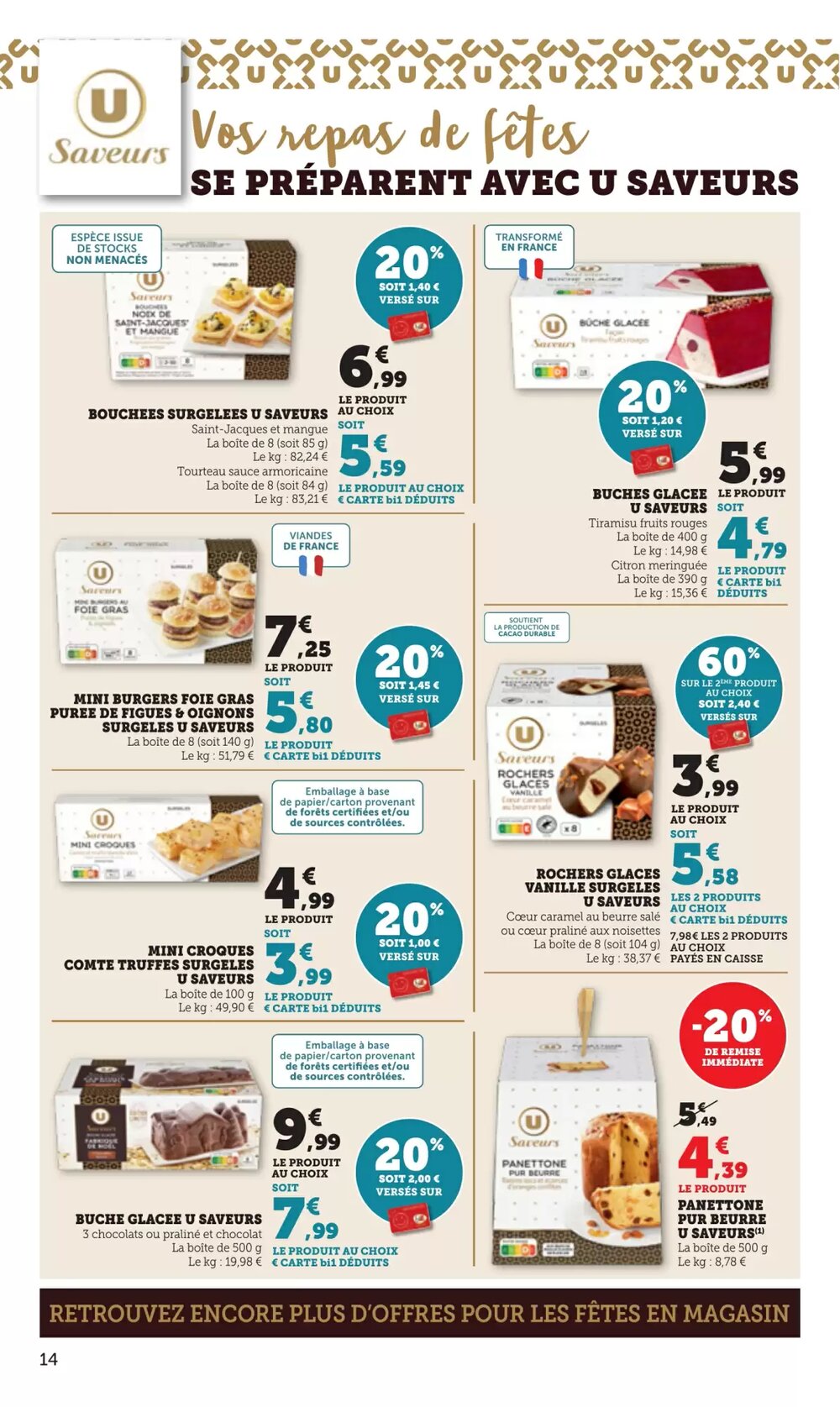 Prospectus promotionnel Bi1 valable à partir du 09/12/2025 - Page 14.